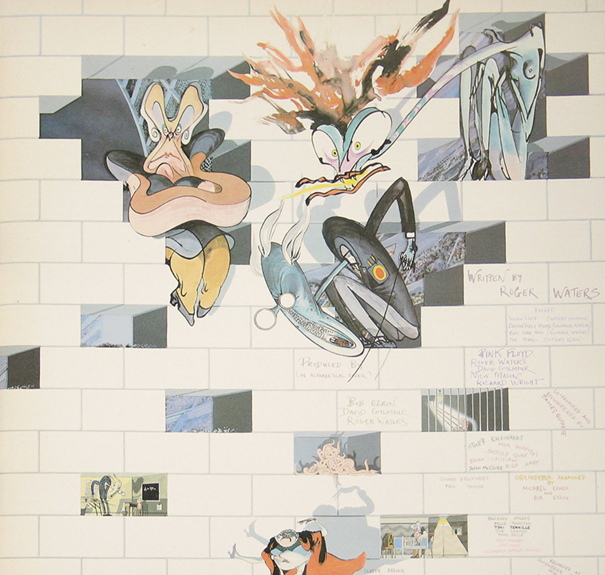 High Resolution Photo #3 PINK FLOYD Wall England 